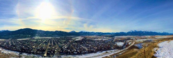 pano view S mountain